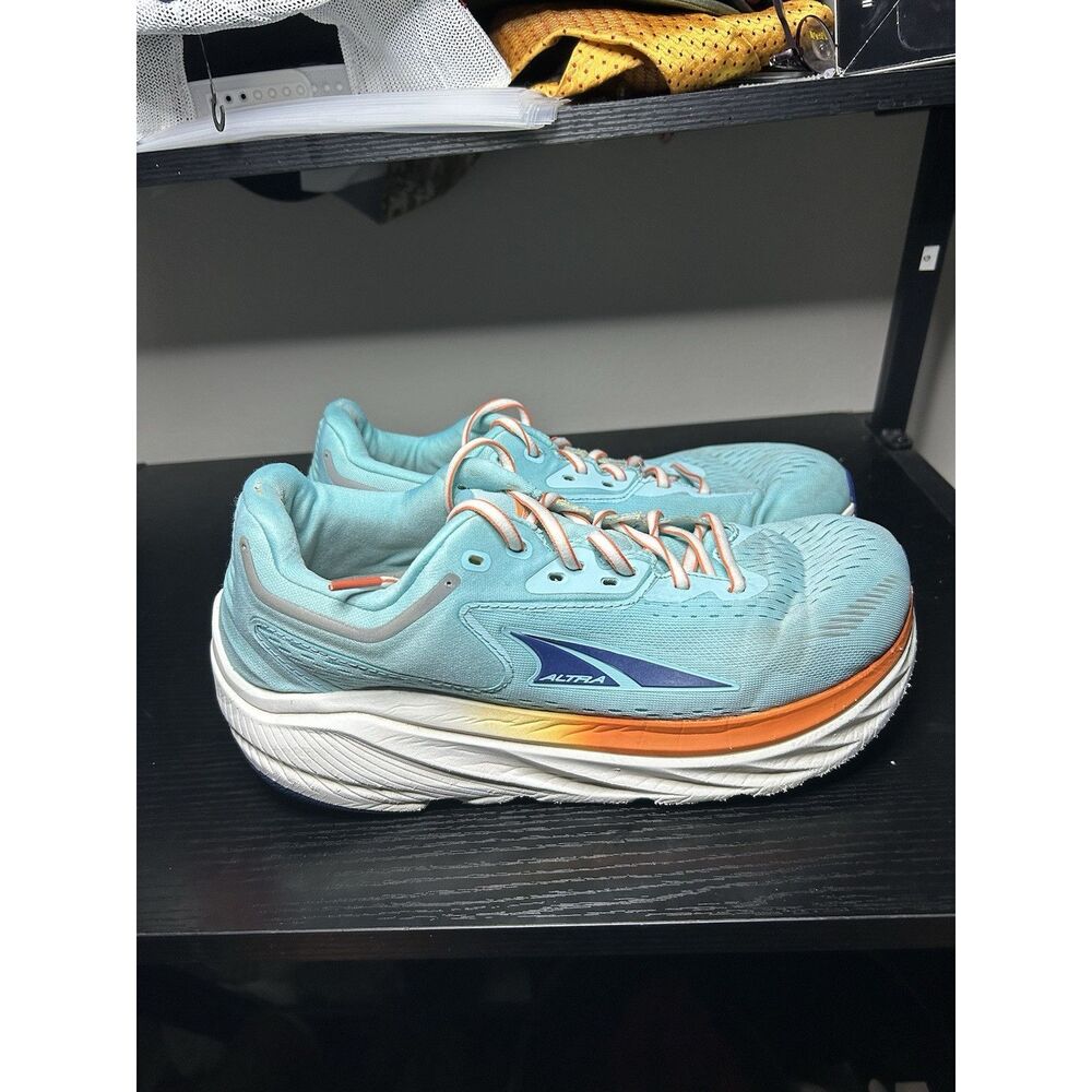 Altra Athletic Shoes in Light Blue and Orange